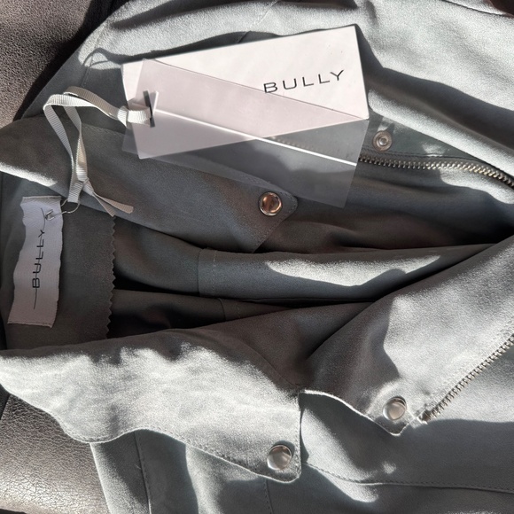 Bully (Italy) suede moto jacket (42) - Picture 7 of 7